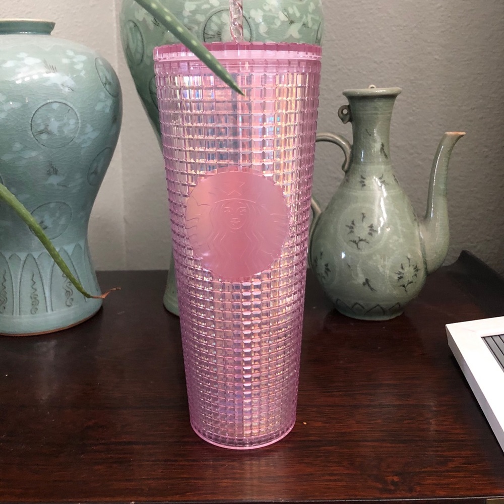 Starbucks Pink Grid